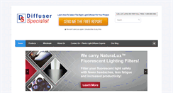 Desktop Screenshot of diffuserspecialist.com