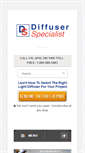 Mobile Screenshot of diffuserspecialist.com