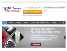 Tablet Screenshot of diffuserspecialist.com